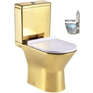 Златен мноблок RIMLESS с хоризонтално оттичане ICC 7937 GOLD