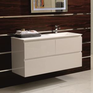 Шкаф за баня от PVC 120 см ICP 12038 с ляв плот