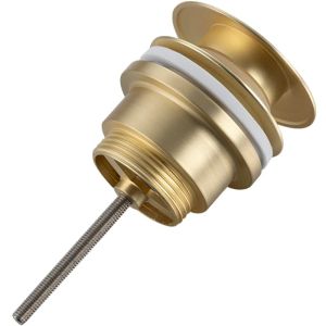 Златен матиран клик сифон за умивалник за баня BALNEO D BRUSH GOLD