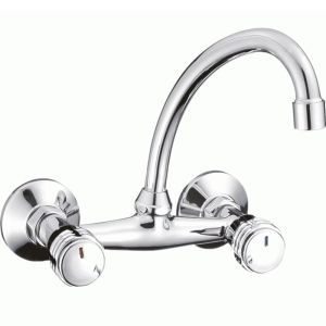Смесител за кухня КУИК стенен с J-лебедка ICF 5015873C M7119