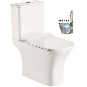 Моноблок с вертикално оттичане ТАЙРА RIMLESS ICC 7837S UF