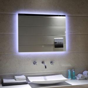 Огледало за баня с LED осветление 140х100 см ICL 1801