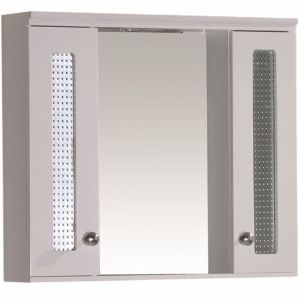 Шкаф за баня огледален горен 60 см с LED осветление ICMC 1045-60