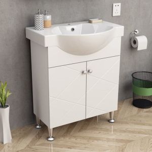 Шкаф за баня от PVC 70 см ICP 7044