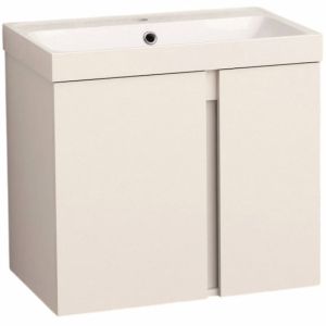 Долен шкаф за баня от PVC ЗОРА 61 см бял ICP 6087