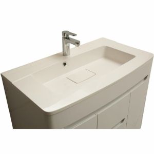 Долен окачен шкаф за баня от PVC 85 см САВАНА ICP 8562
