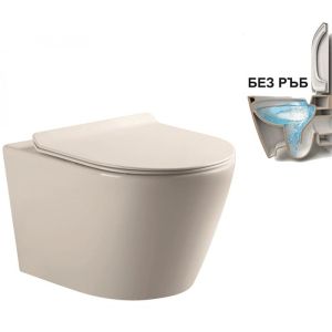 Стенна тоалетна чиния CLEAR RIM 48 см ICC 4863
