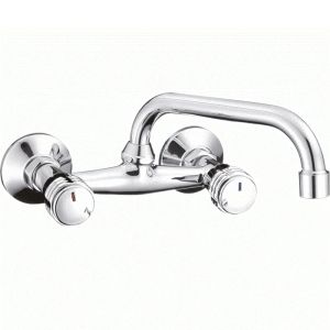 Смесител за кухня КУИК стенен с U-лебедка ICF 5015873C-M7120