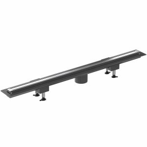 Линеен подов сифон за баня 100 см DOUBLE FACE Stainless с възможност за монтаж на плочка
