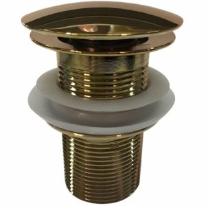 Златен клик сифон за мивка за баня без преливник IC A43GOLD