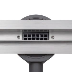 Лентов подов сифон BALNEO PROLINE SLIM MIRROR SILVER 60/70/80 см с въртяща основа и полирана решетка