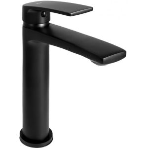 Черен смесител за мивка за баня LUPPO BLACK