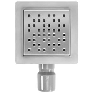 Подов сифон за баня REA DOTS 12х12 см