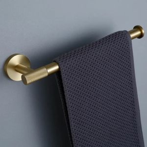 Златна матирана поставка за хавлии и кърпи REA MODERN BRUSH GOLD 6610A