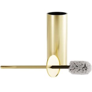 Стояща златна матирана четка за тоалетна чиния REA TIL 106 BRUSH GOLD
