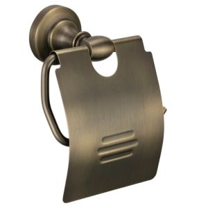 Поставка за тоалетна хартия с капак САЙЛОР старо злато ICA 8351