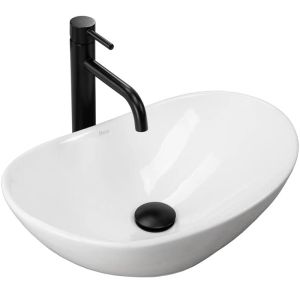 Мивка за баня за монтаж върху плот ROYAL MINI 47х30 см